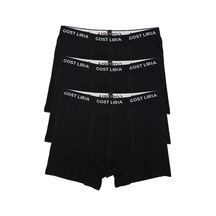 Gost Liria -root Erkek Boxer 3 Lü Paket Siyah Siyah
