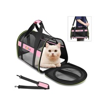 Cbtx Funadd Pet Seyahat Taşıma Çantası Omuz Katlanabilir Tote Çanta Pembe