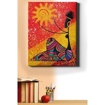 Webstyle Sayılarla Boyama Seti Kasnaklı Afrika Ve Güneş 40 X 50 Cm