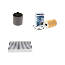 Bosch Filtre Bakım Seti Skoda Roomster 1.6 Tdı Dizel 2011-2014 Hava + Yağ F. + Polen Filtre Sardes