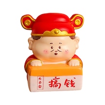 Suntek Magideal Çin Zenginlik Tanrısı Heykeli Küçük Cai Shen Yatak