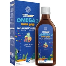 Omega 3 Fish Oil 150 Ml Karışı Meyve Aromalı Balık Yağı