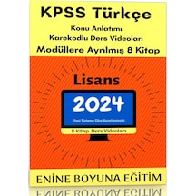 2024 Kpss Lisans Türkçe Modüler Kitap Seti
