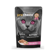 Pouch Tavuklu Ve Ciğerli Tahılsız Yavru Kedi Konservesi 85 Gr