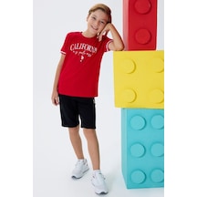 U.s. Polo Assn. Erkek Çocuk Kırmızı Bermuda Takım 5274-49802 Kırmızı