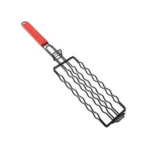 Novahub Paslanmaz Çelik Sosis Izgara Seti - Pratik Kamp Barbekü Aleti Siyah, Piknik İçin Mükemmel Hediye Siyah