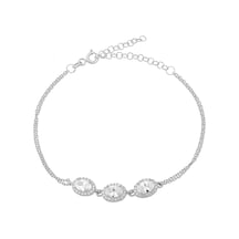 Glorria Gümüş Anturaj Oval Bileklik N11.12827