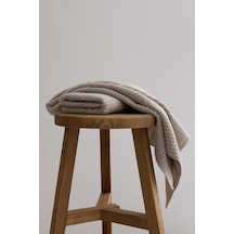 Ivory Bej Bordürlü Mikro Fiber %100 Pamuk 2li El Yüz Havlusu Seti Bej