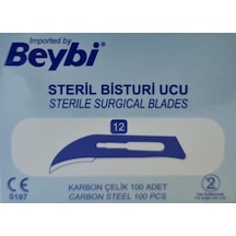 Beybi Bistüri Ucu Steril No 12 100 Adet