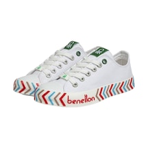 United Colors Of Benetton Kadın Spor Ayakkabı Sneaker Bn-30624 Beyaz - Fuşya United Colors Of Benetton Kadın Spor Ayakkabı Sneaker Bn-30624 Beyaz - Fuşya