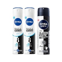 Men Erkek Sprey Deodorant & Invisible Original 150 Ml + Kadın Sprey Deodorant & Invisible Pure 150 Ml X2