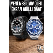 Mey İthalat Akıllı Saat Yeni Nesil 2024 Model Metal Kordonlu Bluetooth Bağlantılı