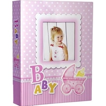 Rabsev 10 x 15 CM 100 Fotoğraf Kapasiteli Lüks Bebek Fotoğraf Albümü RSPP461001-P