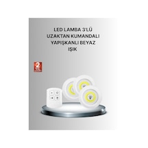 Dekoratif Ve Pratik 3 Lü Kumandalı Spot Led Aydınlatma Çok Renkli