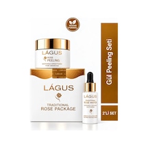 Lágus Gül Tozlu Cilt Yenileyici ve Ölü Deri Arındırıcı Yüz Peeling Seti
