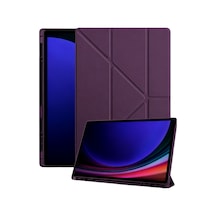 Newface - 214 - Samsung Galaxy X930 Tab S11 Ultra 14.6 Kalemlikli Mars Tablet Kılıfı - Shophnrl - - Mürdüm