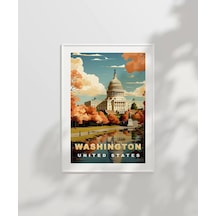 Çerçevesiz Poster Washington D.c. Capitol Sanatsal
