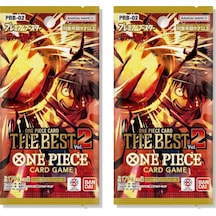 2 Paket Bandai One Piece Card Game The Best Premium Booster Pack Prb-02 Japonca 20 Kart