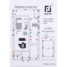 Jıafa Jf-870 Apple Uyumlu iPhone 11 6.1 Inc Mıknatıslı Çalışma Hasırı Vida Go (443479415)-Beyaz