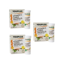 Youplus Vitamin C Çinko Propolis 20 Efervesan Tablet X 3 Adet