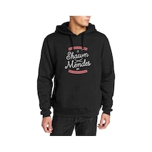 Shawn Mendes Best Mistakes Baskılı Siyah Erkek Örme Sweatshirt (531052284)