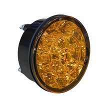 12v Sinyal Lambası 16 Ledli Yuvarlak 98 Mm