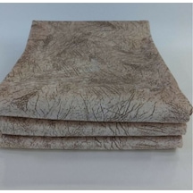 Kahverengi Damar Desenli Süngerli Koltuk Örtüsü