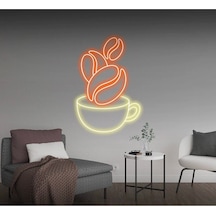 Twins Led Kahve Fincanı Şekilli Neon Tabela Gün Işığı Model:model:37383366 Twins Led Kahve Fincanı Şekilli Neon Tabela Gün Işığı Model:model:37383366