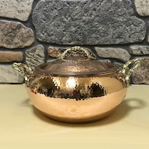 Dövme Bakır Trabzon Güveci 18 cm