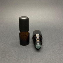 3 Ml Amber Cam Roll-on Şişe, Cam Esans Şişesi, 3cc Cam Bilyeli Şişe X 6 Adet