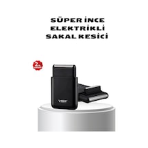 Elektrikli Tıraş Makinesi Çift Başlıklı Ultra İnce Tasarım -