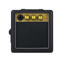 Neevoyu 5w Metalik Plastik Mini Gitar Amfi - Ses & Ton Ayarı, Overdrive Efekti, Kulaklık Jack, Taşınabilir Pil Dahil