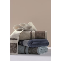 Cotton Box 4'lü Armurlu Havlu Seti Casual 50x90
