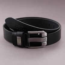 Jeep Premium Field Hakiki Deri Erkek Kemer Siyah