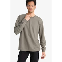 Defacto Regular Fit Bisiklet Yaka Uzun Kollu Body F2263ax25aukh387 Haki Defacto Regular Fit Bisiklet Yaka Uzun Kollu Body F2263ax25aukh387 Haki