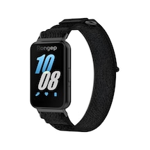 Hook Loop Samsung Galaxy Fit 3 İle Uyumlu Kumaş Kordon Yumuşak Ve Konforlu Galaxy Fit3 Kordon Terletmeyen Nefes Alabilir Yapılı Cırt Cırt Tasarımlı Samsung Galaxy Fit3 Kordonu Çok Renkli