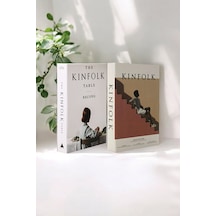 2'li Table & Merdiven Dekoratif Kitap Kutu