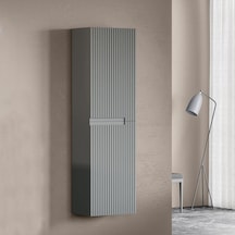 Orka Moonlight 40 Cm Mdf Mat Gri Banyo Boy Dolabı Gri