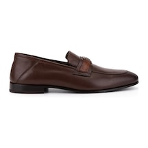 Tamer Tanca Erkek Hakiki Deri Kahverengi Loafer Ayakkabı 537 3226 Erk Ayk Sk23/24 Kahve Kahverengi