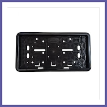 Bezos Çerçeveli Motosiklet Plakalık Plaka Altlığı Siyah 26x17cm 1 Adet Nıda