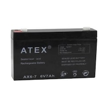 Atex Akü 6v 7a 15x9x3.3cm Atex