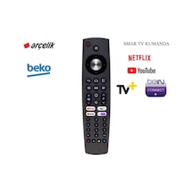 Arçelik Uyumlu Beko Led Tv Kumanda Netflix Yotube Bein Connet Tuş