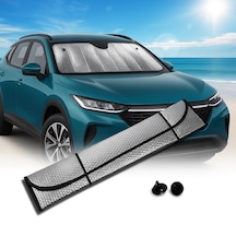 Mey İthalat Katlanabilir Oto Ön Cam Güneşlik Isı Önleyici Araç Perdesi Toyota Corolla Fiat Egea Nissan Qashqai Diğer