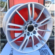 5x120 18 İnç Bmw Stayle 193 Jant Modeli Ön:8-et:30/arka:9-et:32 Ölçüsünde Silver Renk Jant Bir Takım 4 Adet