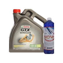 Castrol GTX 10W-40 A3/B4 Yarı Sentetik Motor Yağı 4 L + Cam Suyu 1 L