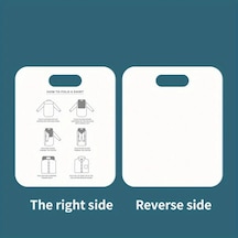 Xuweiwei Beyaz 1 Adet Katlanır Naylon Askı Tişört Ve Etek Düzenleyici