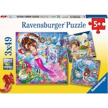 Ravensburger 3X49 Parça Puzzle Wd Mermaid 080632