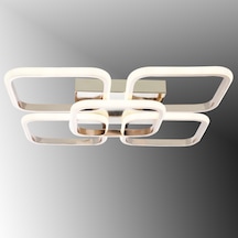 Tt302-4+1-fsr Kare Tt Ayd 3 Renk Işık Led Avize Rosegold