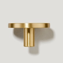 Shopsorkimya Quinn Mat Gold - Sarı - Altın Düğme Kulp