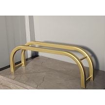 Sümbül Metal Terlik Standı - Gold Sarı